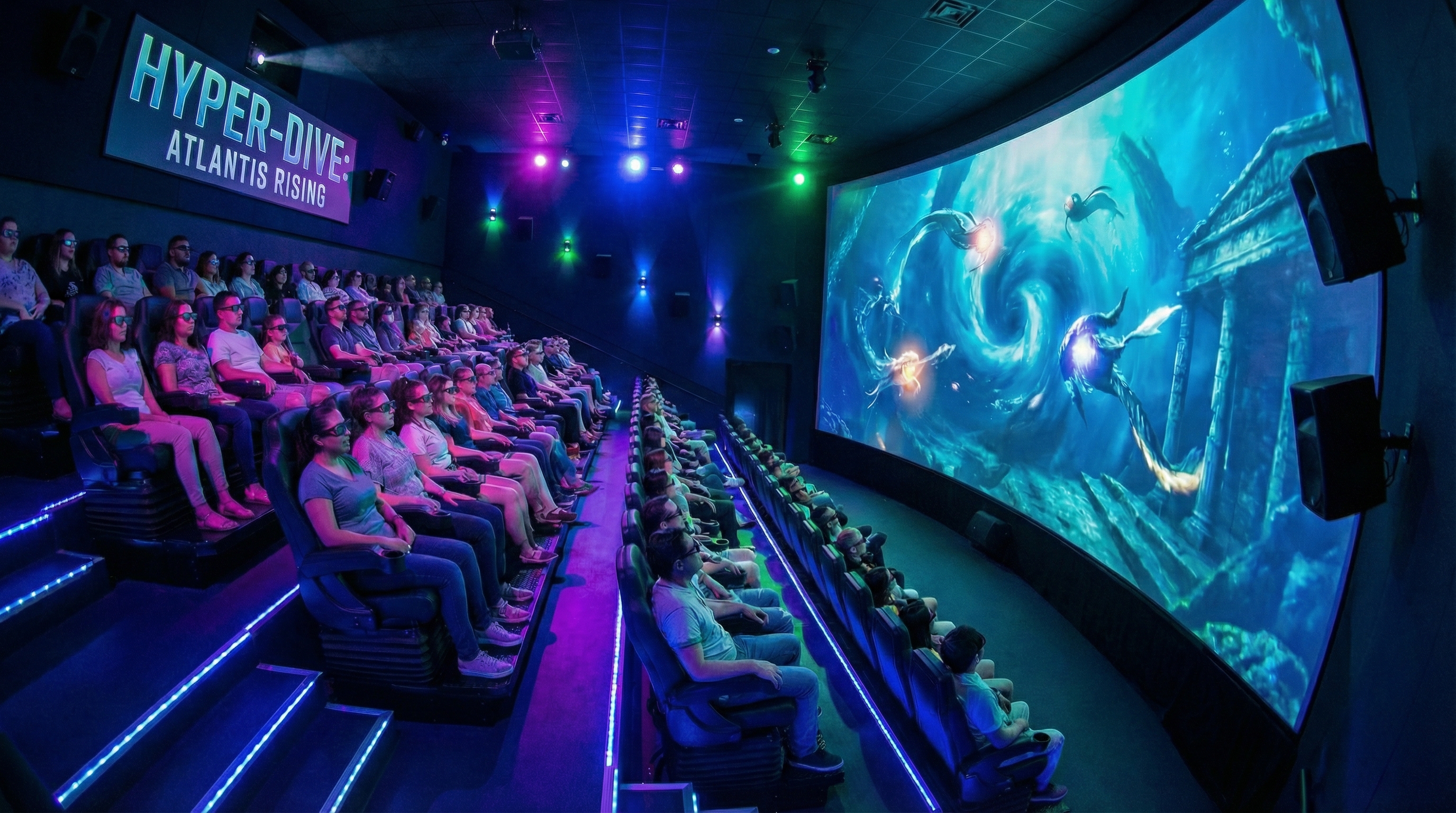 7D Theatre with audience
