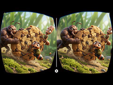 Side-by-Side VR Format Preview